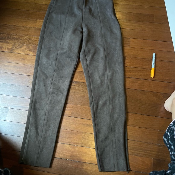 ZARA FAUX SUEDE PANT - Picture 3 of 8